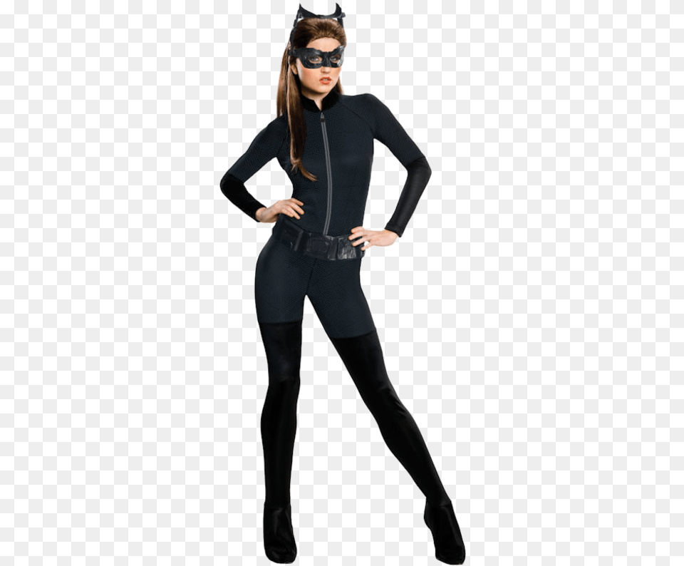 Custome Box Catwoman Costume, Adult, Spandex, Sleeve, Person Png Image
