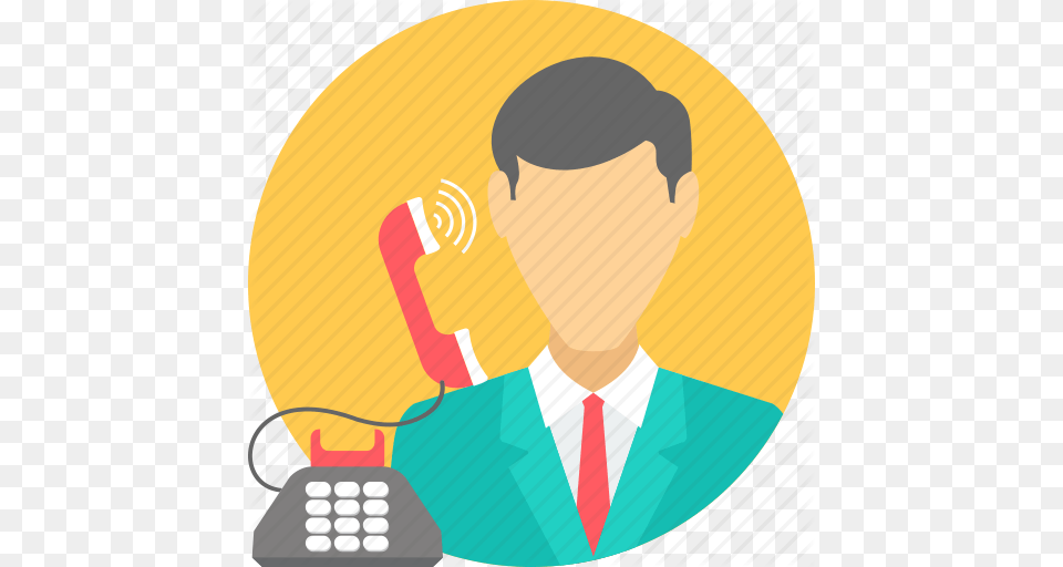 Customer Calling Icon Clipart Telephone Call Customer, Adult, Male, Man, Person Free Png Download