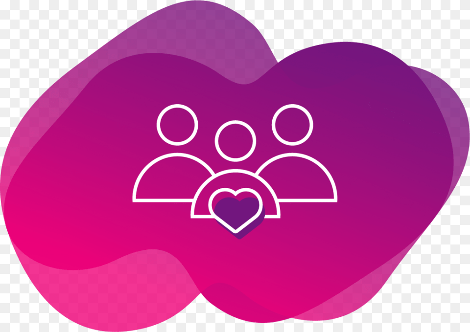 Customer Heart Loyalty Icon Customer Loyalty Icon, Purple, Flower, Plant, Petal Png Image
