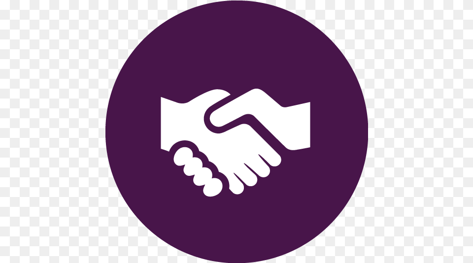 Customer Relationship White Icon Professionalism Sign, Body Part, Hand, Person, Handshake Png Image
