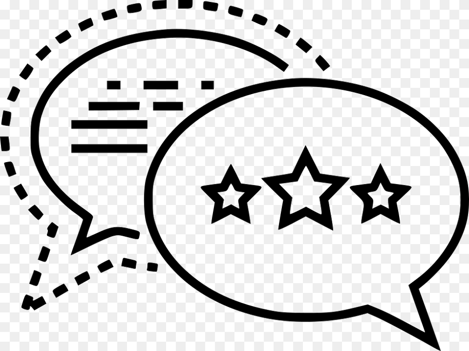 Customer Review Discussion Talk Speak White Southern Cross Transparent, Stencil, Symbol Free Png
