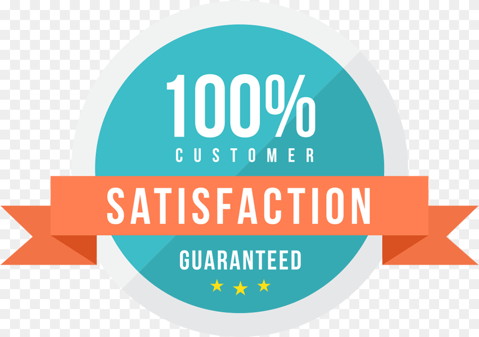 Customer Satisfaction Guaranteed 100 Customer Satisfaction Guaranteed, Logo Free Png Download