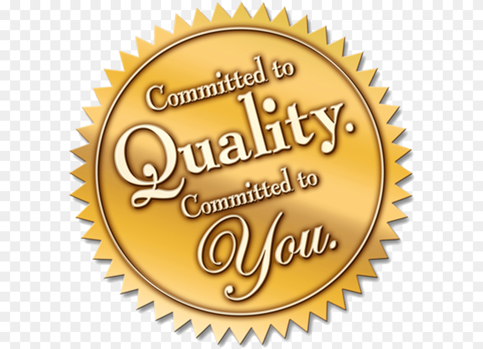 Customer Satisfaction Policy Committed To Quality Committed To You, Gold Free Transparent Png