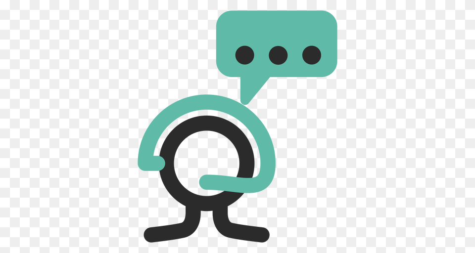 Customer Service Colored Stroke Icon Png Image