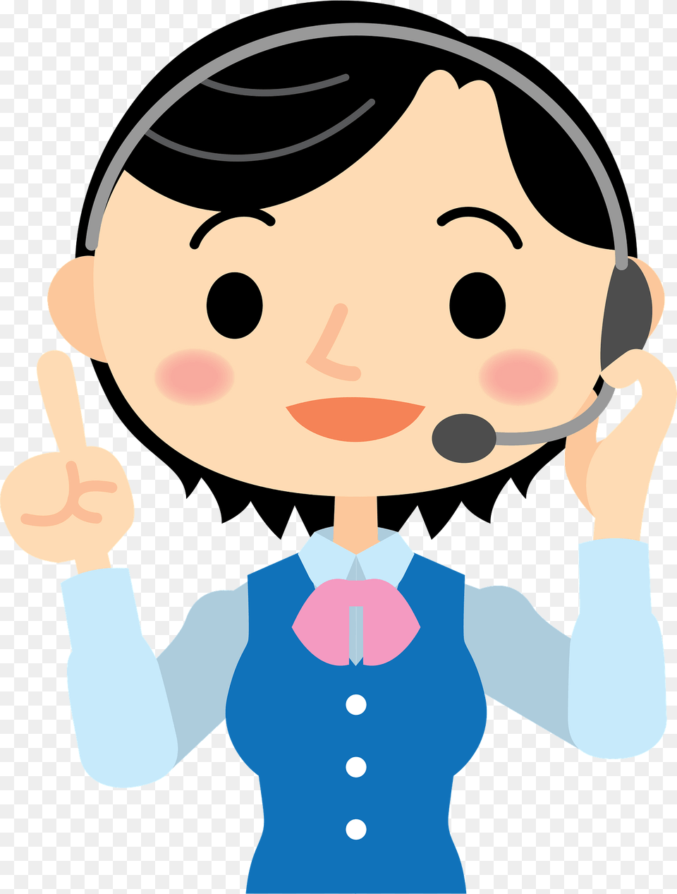 Customer Service Woman Clipart, Body Part, Finger, Hand, Person Free Png