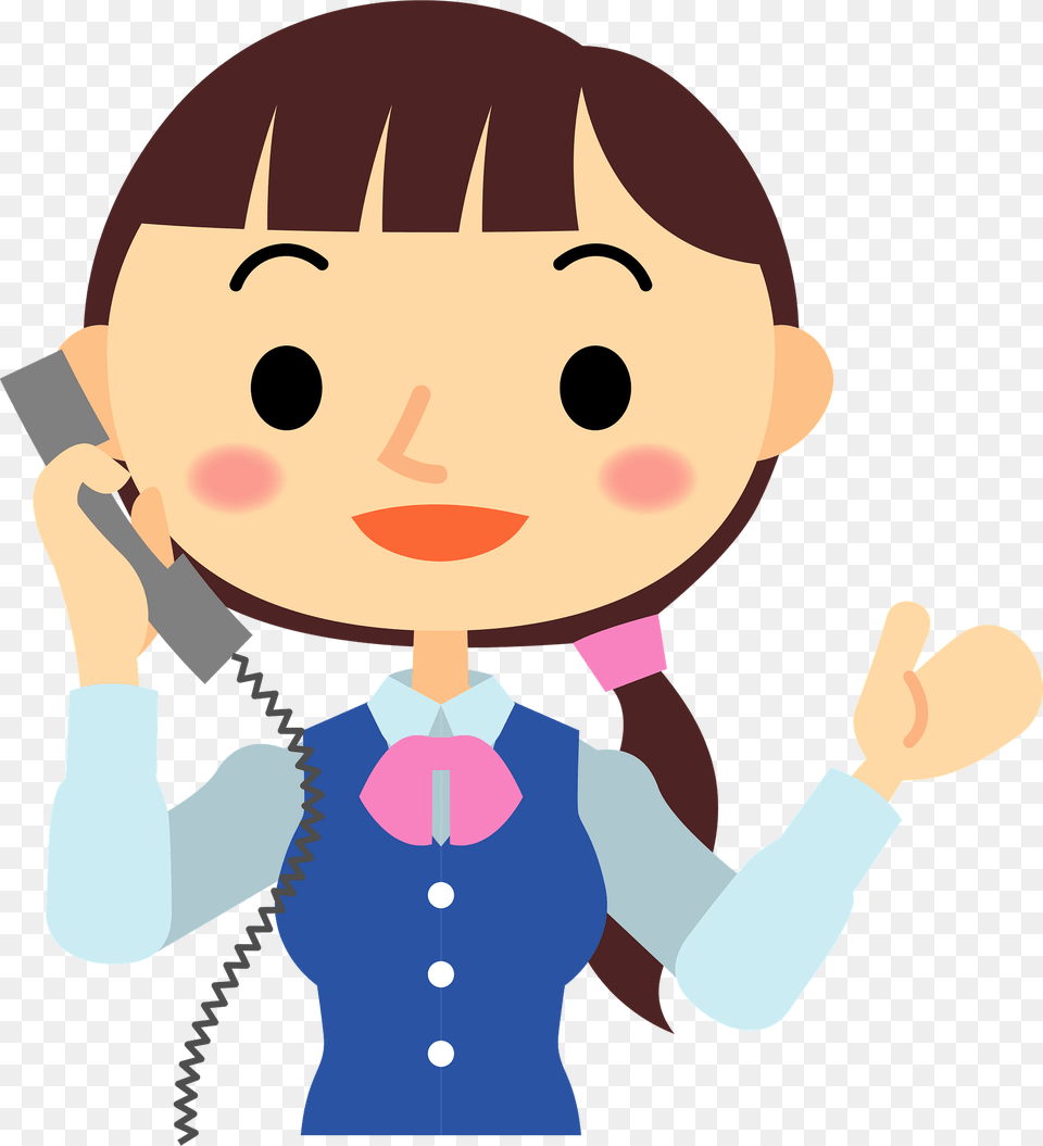 Customer Service Woman Clipart, Baby, Person, Face, Head Png