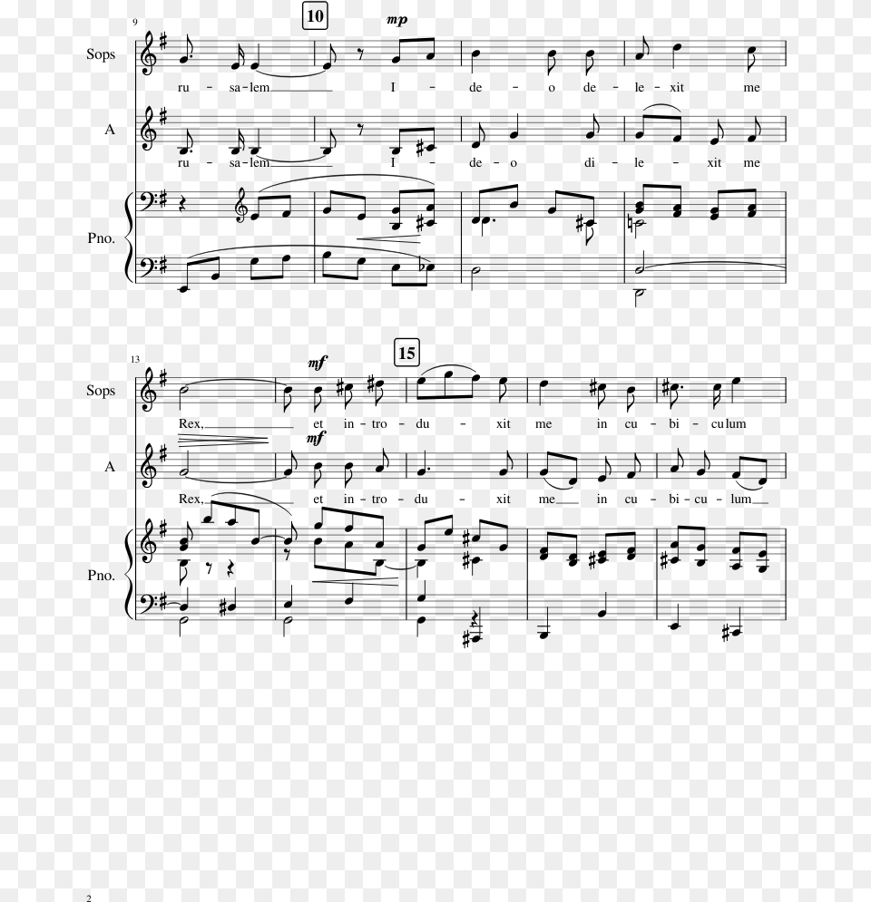 Customers Who Nigra Sum Nigra Sum Sheet Music, Gray Free Png Download