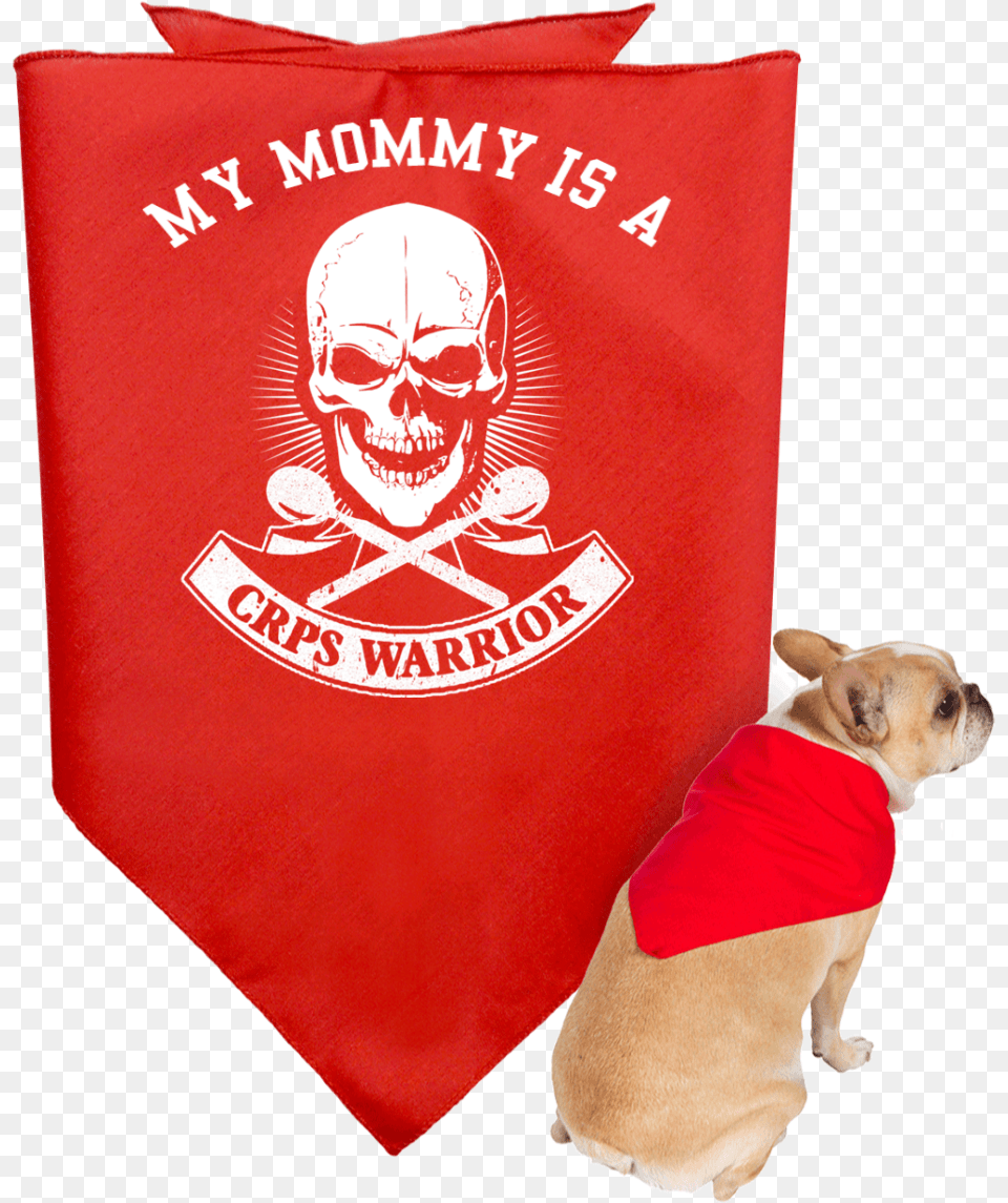 Customisable Crps Warrior Skull Doggie Bandana T Shirt, Accessories, Formal Wear, Tie, Pet Png