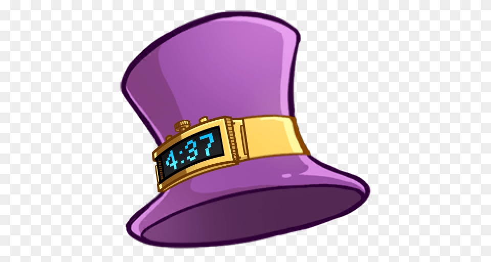 Customization A Hat In Time Wiki Fandom Powered, Clothing, Clock, Digital Clock, Purple Png