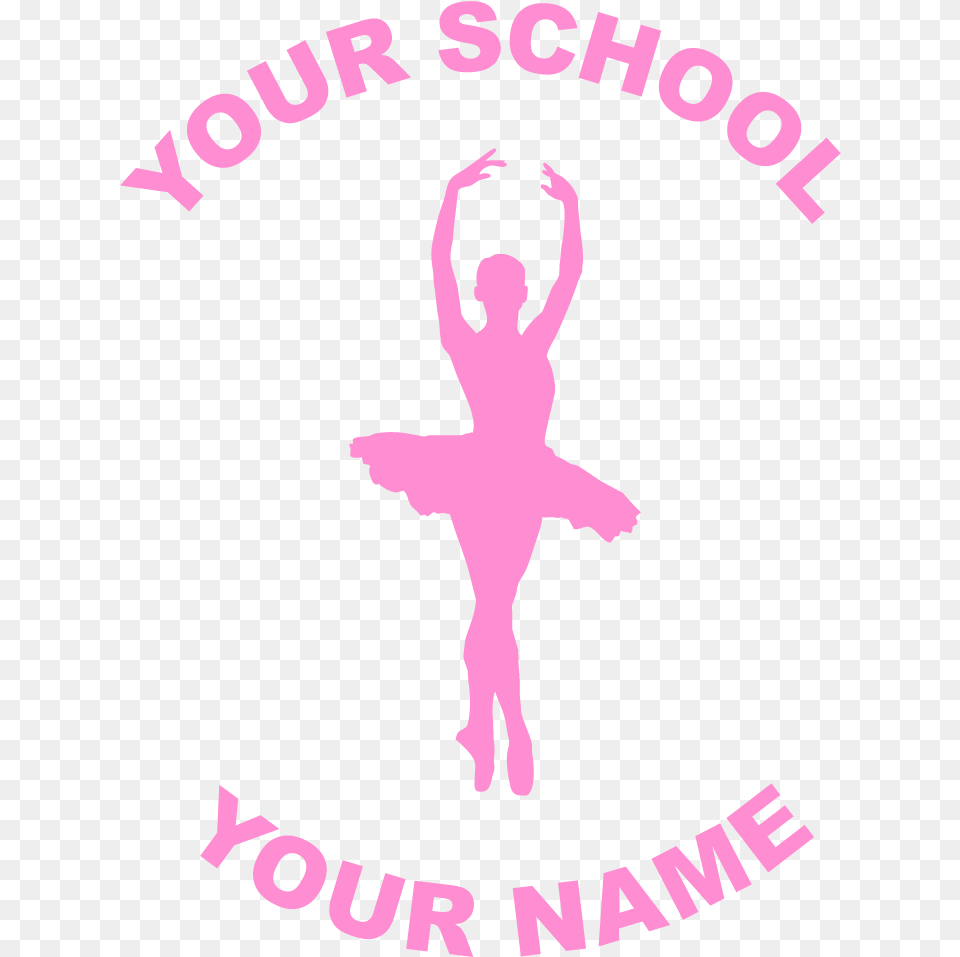 Customize Any Dance Fundraiser Sticker Ballet Dancer, Ballerina, Dancing, Leisure Activities, Person Png