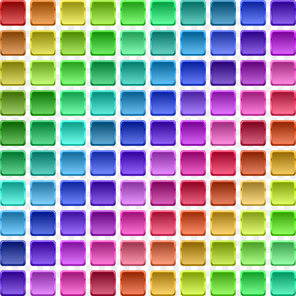 Customize Me Clip Arts Square Color Icons, Computer, Computer Hardware, Computer Keyboard, Electronics Free Png