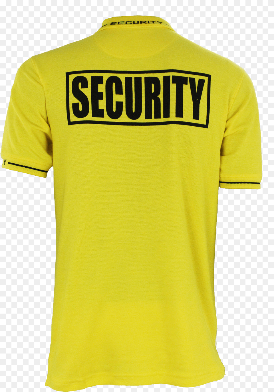 Customize Your Own Garments Yellow Security Polo Shirts, Clothing, Shirt, T-shirt Png Image