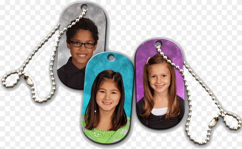 Customize Your Own Personal Picture Dog Tags Chain, Accessories, Child, Person, Necklace Free Png