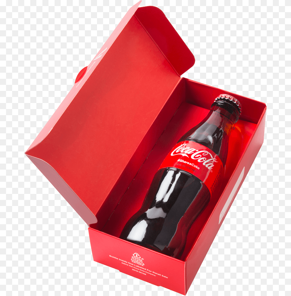 Customized Bottle Gift Box Coca Cola Gift Box, Beverage, Soda, Coke Free Png