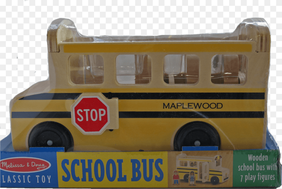 Customized Maplewood School Bus Melissa Amp Doug Stop Sign, Vehicle, Transportation, School Bus, Symbol Free Transparent Png
