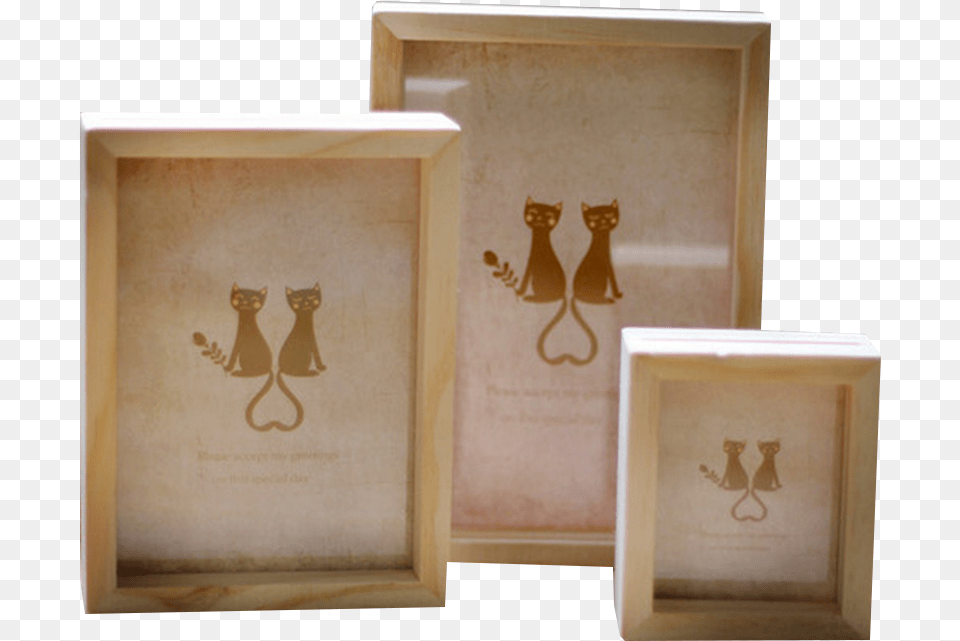 Customized Photo Wooden Shadow Boxes Frame Picture Frame, Box, Animal, Cat, Mammal Png