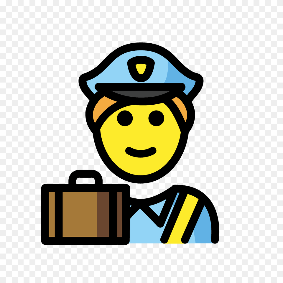 Customs Emoji Clipart, Bag, Face, Head, Person Png