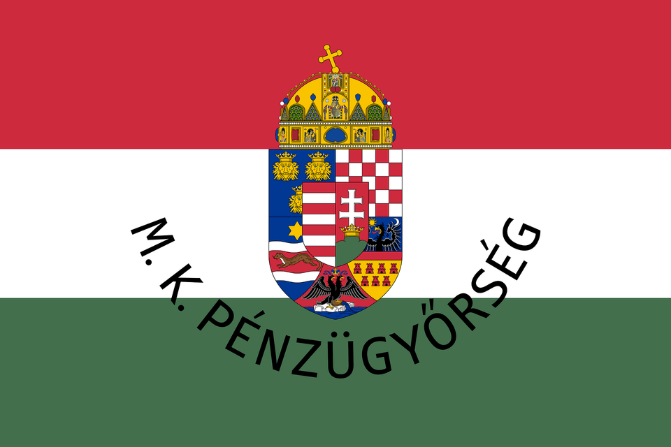 Customs Ensign Of Hungary 1896 1915 Clipart, Logo Png Image