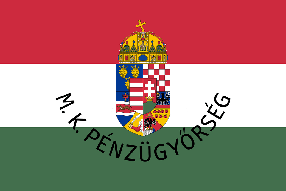 Customs Ensign Of Hungary 1915 1918 Clipart, Logo Png