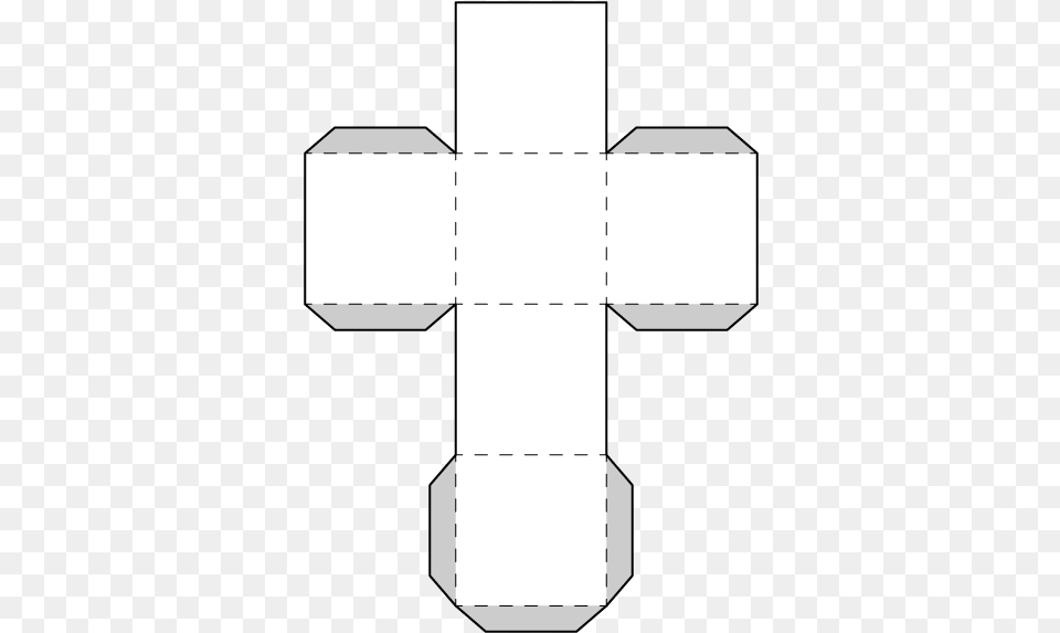 Cut And Paste Cube, Cross, Symbol Free Transparent Png