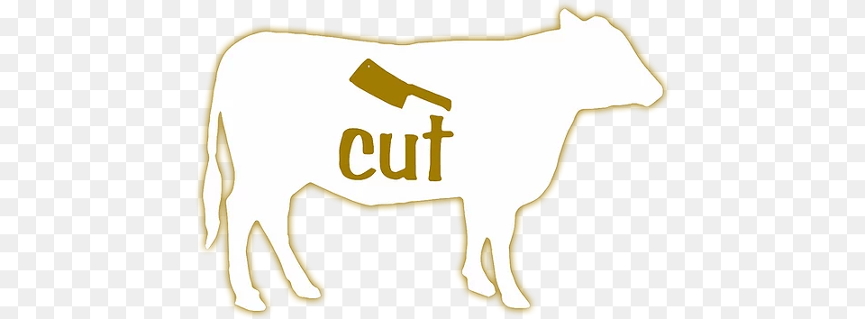 Cut Butcher Shop Animal Figure, Bull, Mammal, Livestock, Cattle Png Image