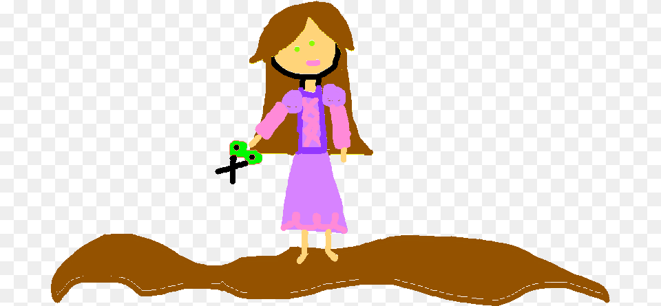 Cut Clipart Cartoon, Child, Female, Girl, Person Free Png Download