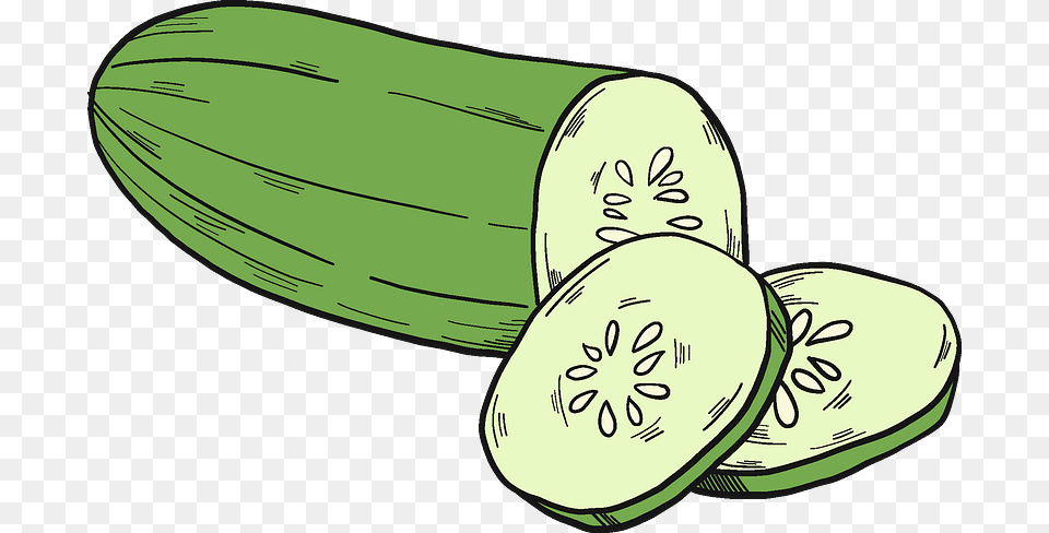 Cut Cucumber Clipart, Food, Plant, Produce, Vegetable Png