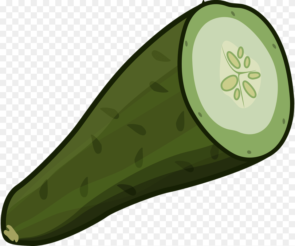 Cut Cucumber Clipart, Food, Plant, Produce, Vegetable Png Image