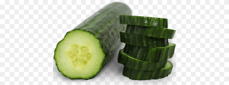 Cut Cucumber Cucumber, Food, Plant, Produce, Vegetable Free Transparent Png