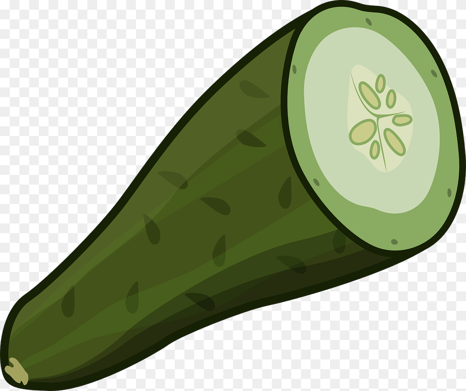Cut Cucumber Cut Cucumber Clipart, Food, Plant, Produce, Vegetable Png Image