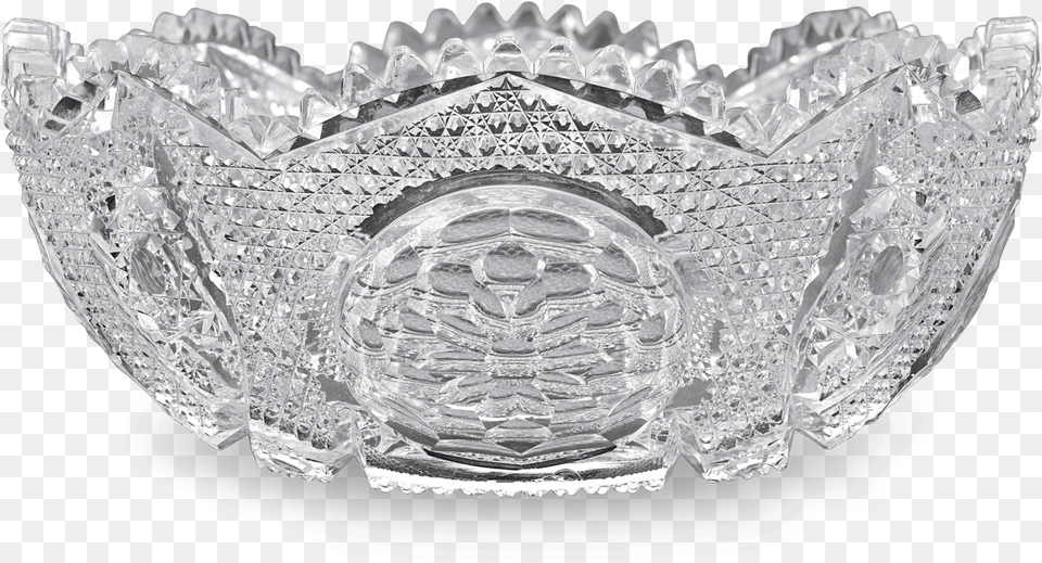 Cut Glass Bowl With Medallion Motif Tiara, Accessories, Jewelry, Necklace Free Png