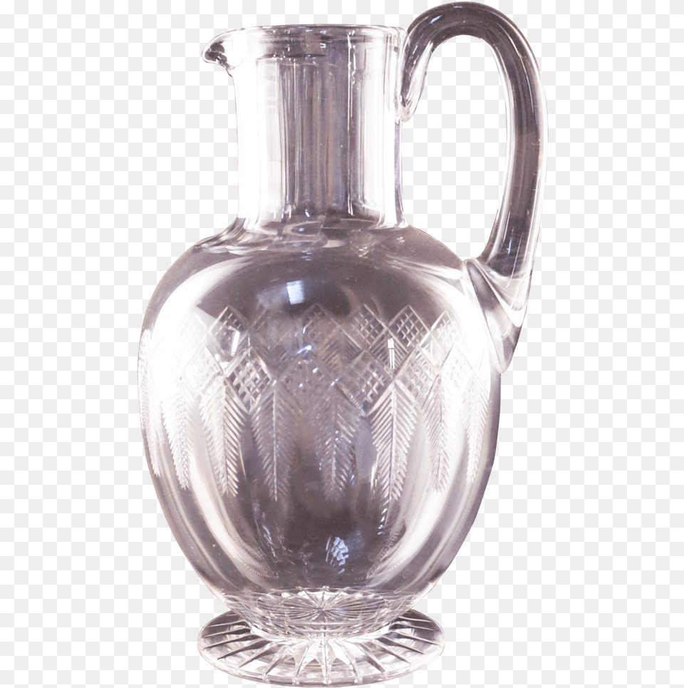 Cut Glass Water Jug Vase, Water Jug, Jar, Pottery, Bottle Free Png