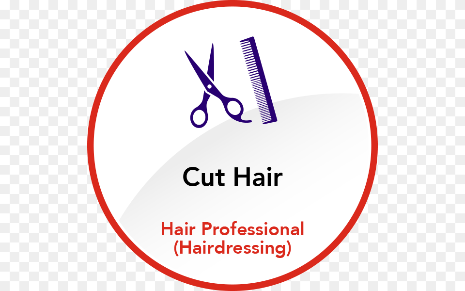 Cut Hair Using A Variety Of Techniques To Create A, Scissors, Disk Free Png