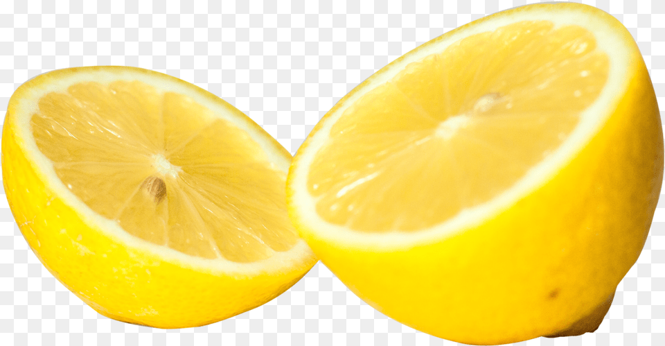 Cut Images Toppng Transparent Cut Lemon Transparent Background, Citrus Fruit, Food, Fruit, Plant Png Image