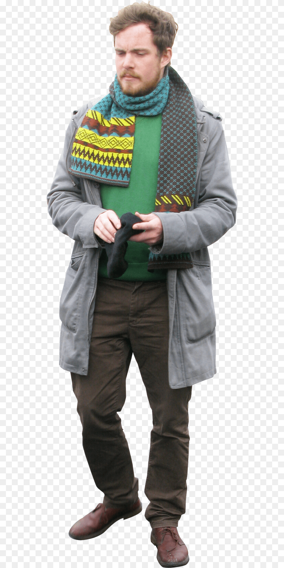 Cut Off People, Clothing, Coat, Adult, Scarf Png Image