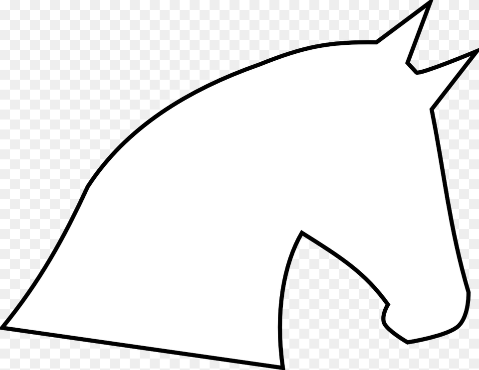 Cut Out Horse Head, Silhouette, Stencil, Animal, Mammal Png Image