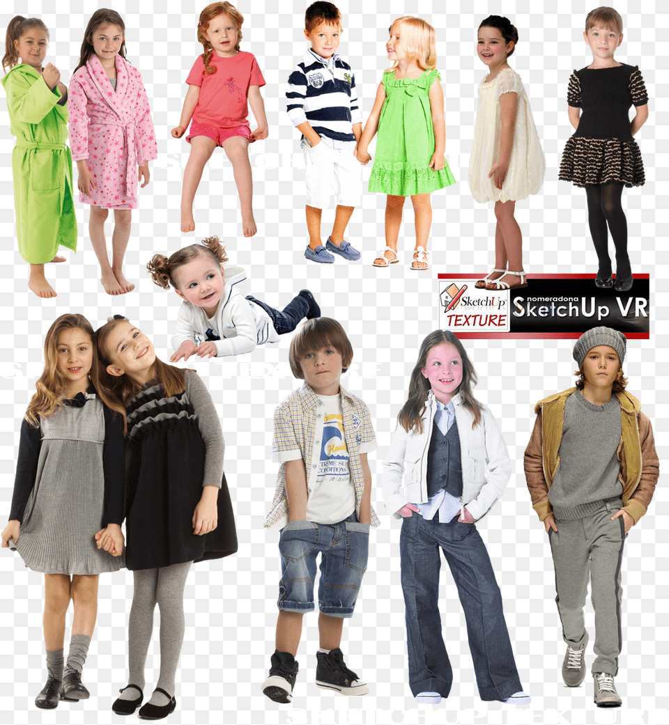 Cut Out People 2d People Bambini Cutout, Blouse, Clothing, Pants, Sleeve Free Transparent Png