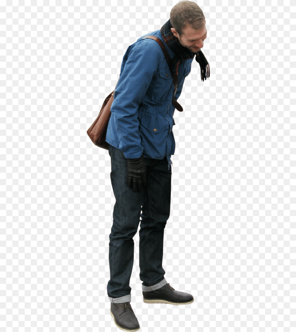 Cut Out People Cutout Tree Person Looking Down, Pants, Clothing, Man, Male Free Transparent Png