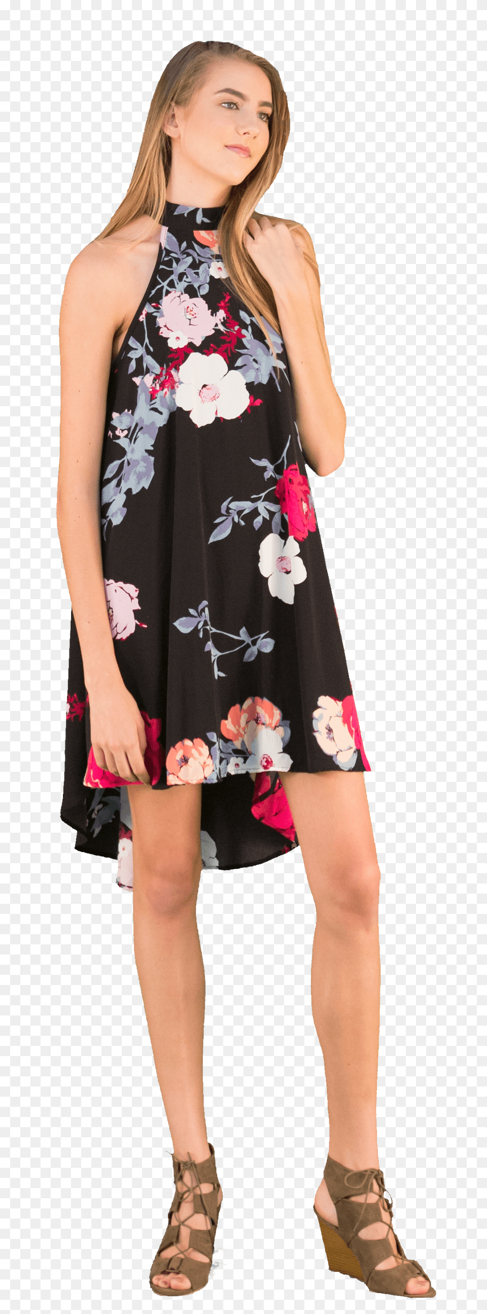 Cut Out People Night Life V Cocktail Dress, Formal Wear, Sandal, Footwear, High Heel Png Image