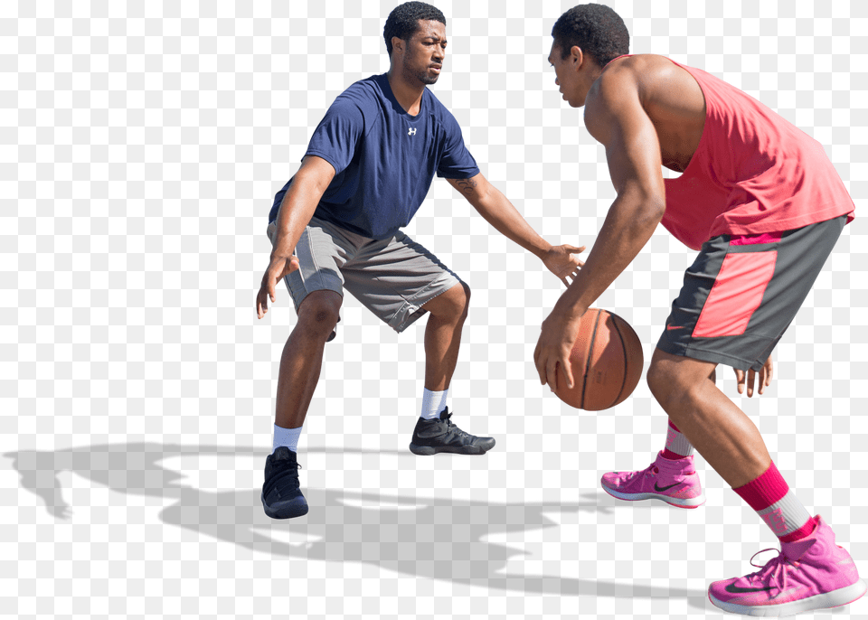 Cut Out People Sport, Ball, Basketball, Basketball (ball), Shoe Free Png Download