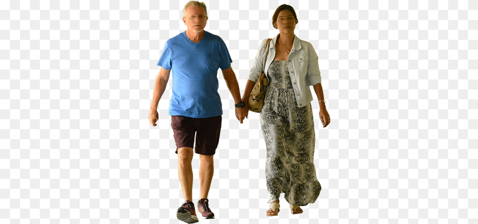 Cut Out Photo Of A Man And Woman On A Tropical Vacation Standing, Home Decor, Hand, Person, Body Part Png