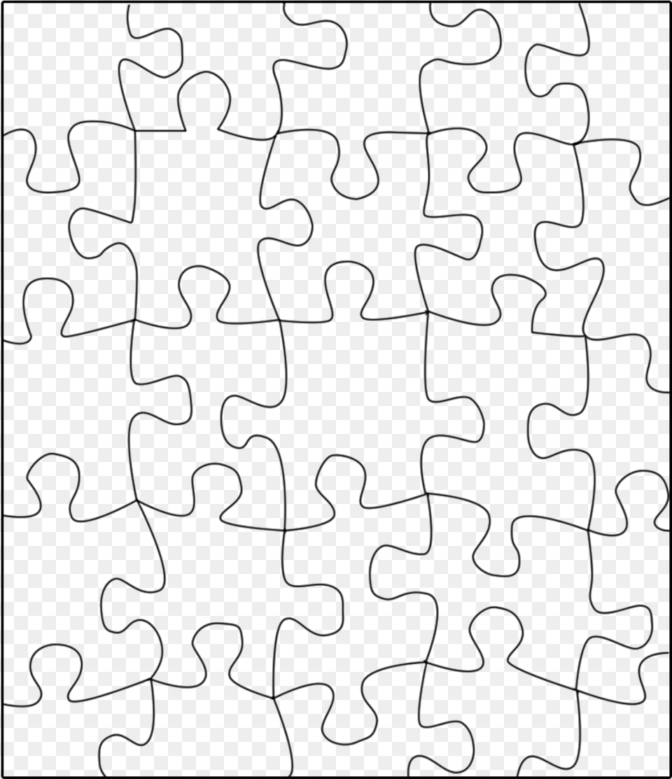 Cut Out Puzzle Template, Game, Jigsaw Puzzle Free Png