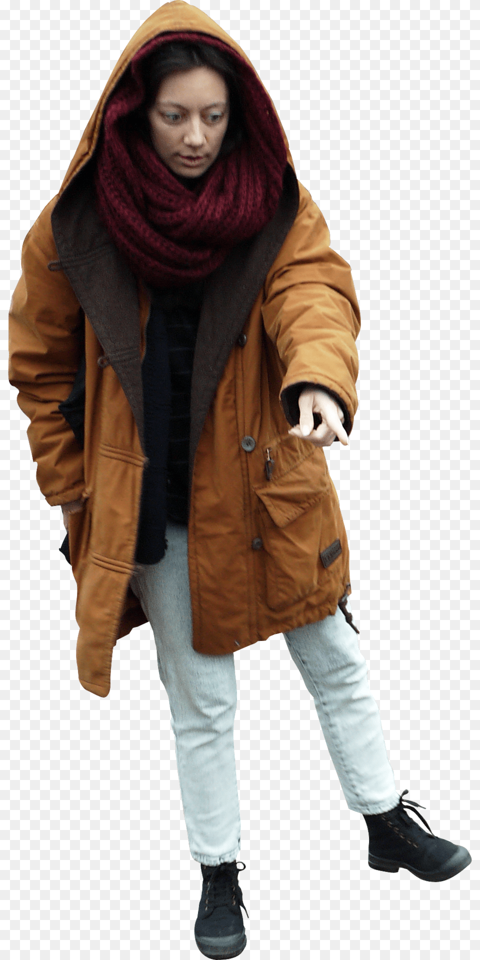 Cut Out Winter People, Hood, Clothing, Coat, Jacket Png