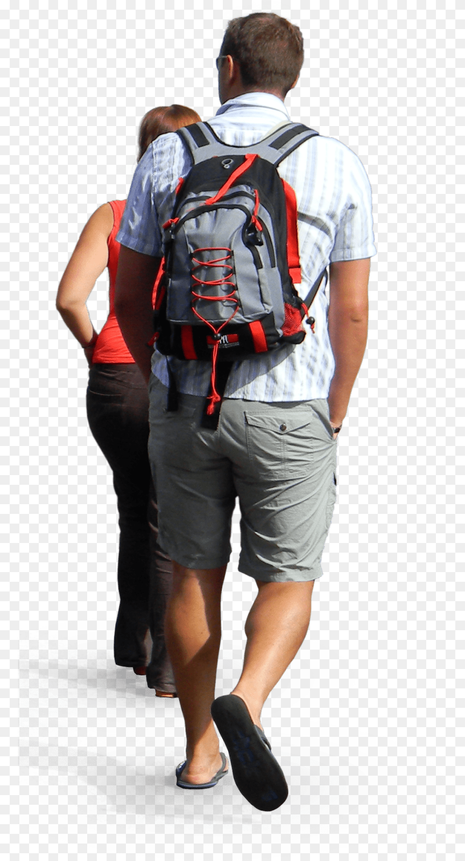 Cut People Backpacking, Shorts, Bag, Clothing, Person Free Transparent Png