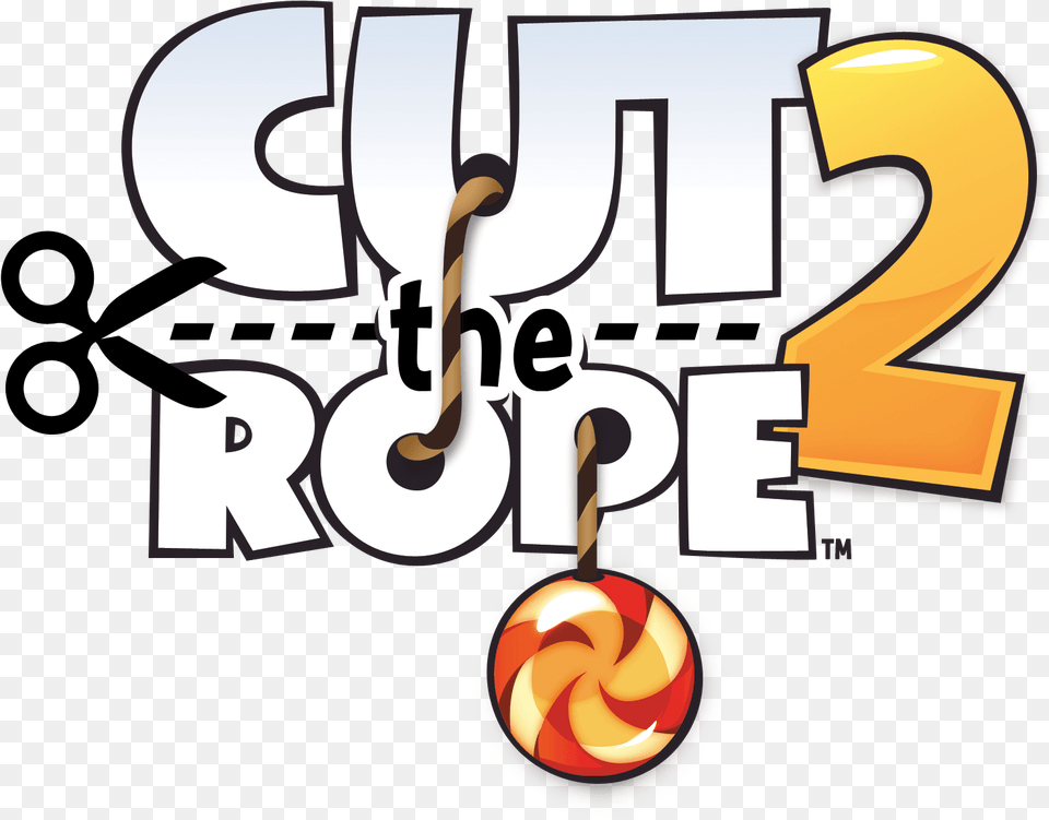 Cut The Rope 2 Logo Cute The Rope, Number, Symbol, Text, Cross Png Image