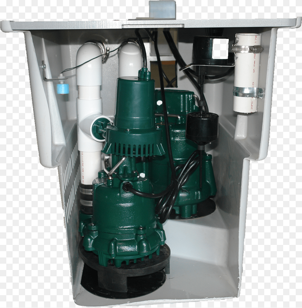 Cutaway View Of A Sump Pump System Before Installation Machine Tool, Blade, Dagger, Knife, Weapon Free Transparent Png