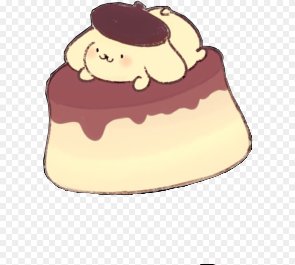 Cute Adorable Cartoon Kawaii Japanese Food Dessert Dessert Cute Food Cartoon, Birthday Cake, Cake, Cream, Torte Free Png Download