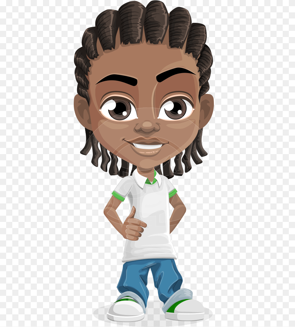 Cute African American Boy Cartoon Vector Character African American Cartoon Boy, Face, Baby, Portrait, Photography Free Png