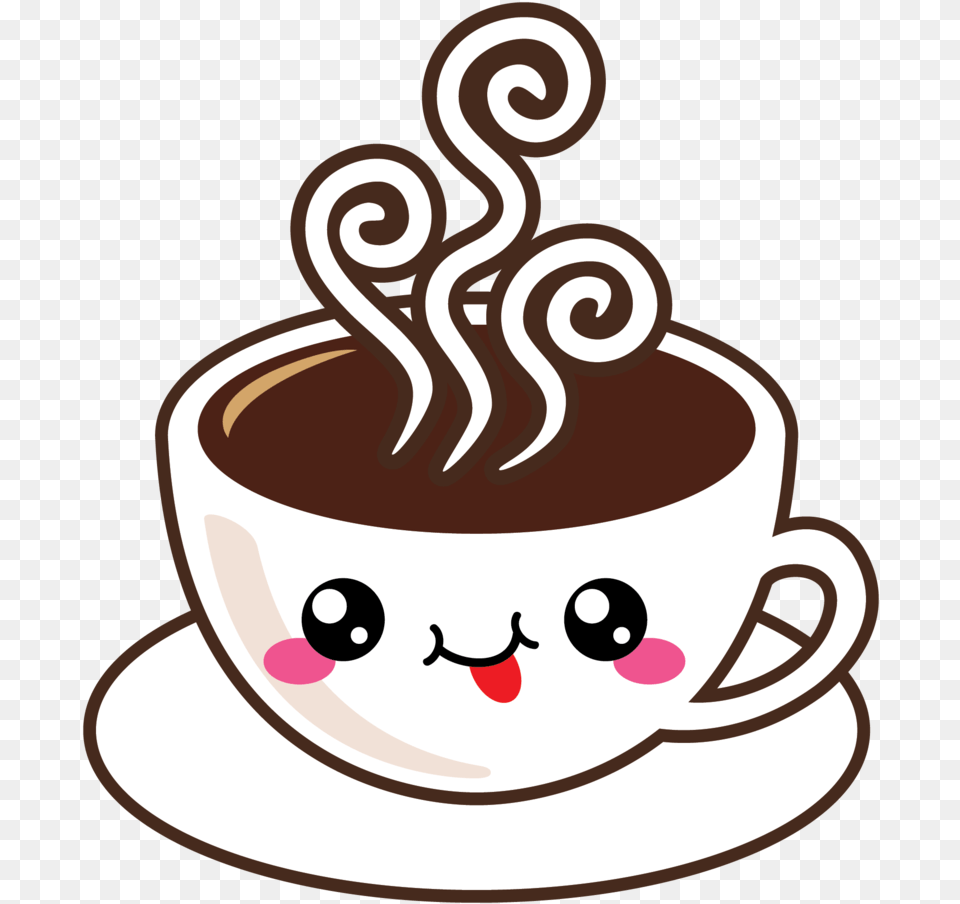 Cute Americano With Steam Cute Animated Coffee Cup, Beverage, Coffee Cup, Birthday Cake, Cake Free Png