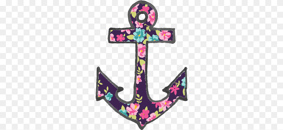 Cute Anchor Iphone Wallpaper Tumblr Anchor Tumblr Transparent, Electronics, Hardware, Hook, Cross Free Png Download
